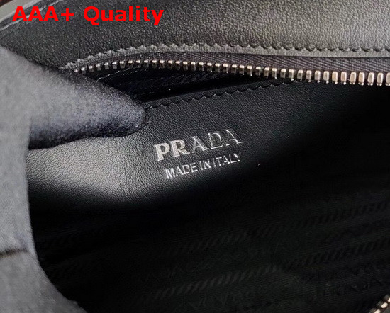 Prada Saffiano Leather Prada Monochrome Bag in Black Replica