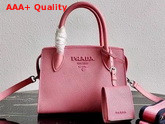 Prada Saffiano Leather Prada Monochrome Bag in Petal Pink Replica