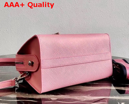 Prada Saffiano Leather Prada Monochrome Bag in Petal Pink Replica