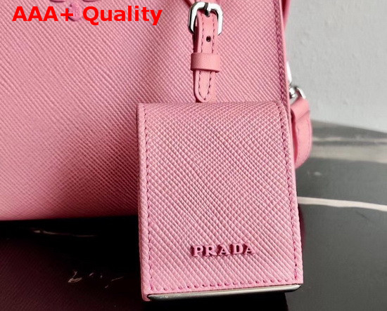 Prada Saffiano Leather Prada Monochrome Bag in Petal Pink Replica