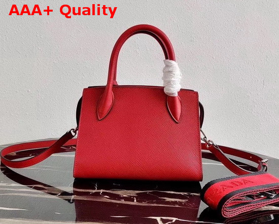 Prada Saffiano Leather Prada Monochrome Bag in Red Replica