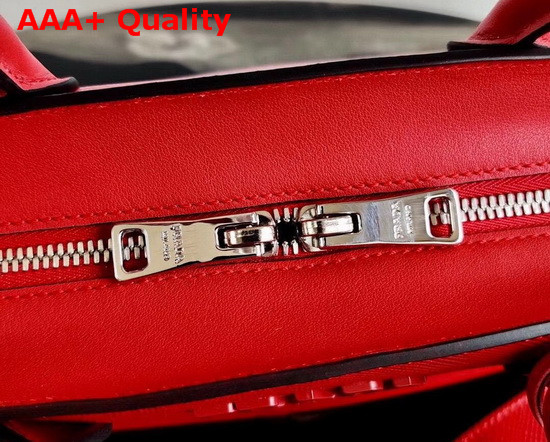 Prada Saffiano Leather Prada Monochrome Bag in Red Replica