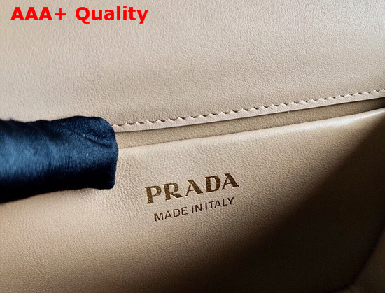 Prada Saffiano Leather Prada Symbole Bag Cameo Beige 1BD270 Replica