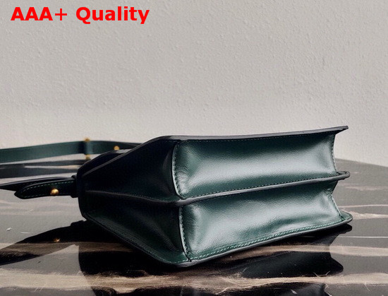 Prada Saffiano Leather Prada Symbole Bag in Emerald 1BD270 Replica