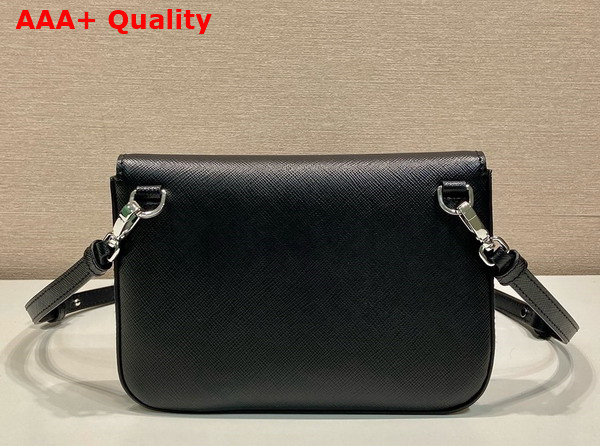 Prada Saffiano Leather Shoulder Bag in Black 2VD061 Replica