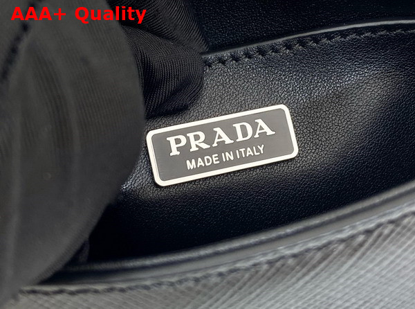 Prada Saffiano Leather Shoulder Bag in Black 2VD061 Replica