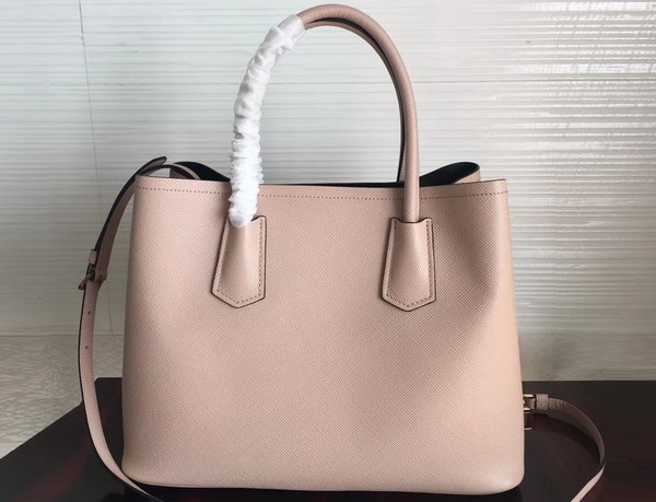 Prada Saffiano Leather Tote Bag in Light Pink