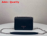 Prada Saffiano Leather and Nylon Mini Bag in Black Replica