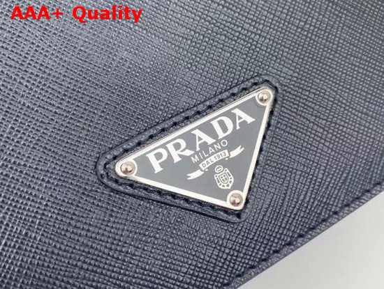 Prada Saffiano Leather and Nylon Mini Bag in Black Replica