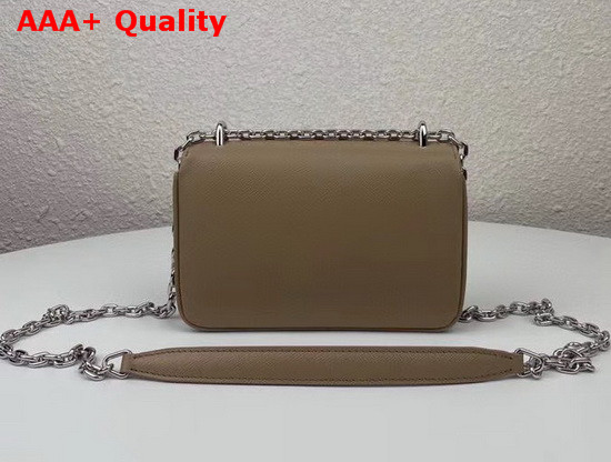 Prada Saffiano Leather and Nylon Mini Bag in Cameo Beige Replica