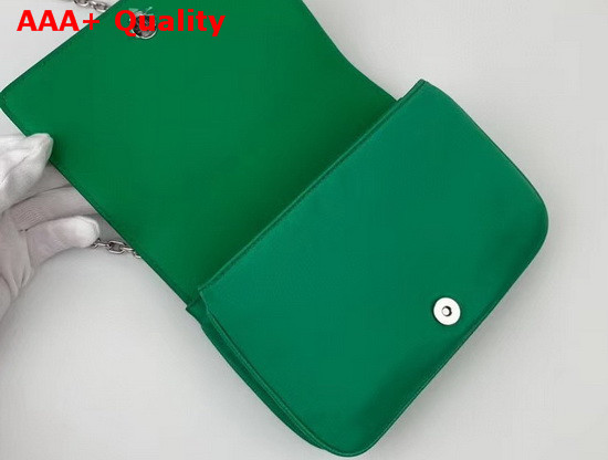 Prada Saffiano Leather and Nylon Mini Bag in Green Replica