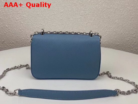 Prada Saffiano Leather and Nylon Mini Bag in Light Blue Replica