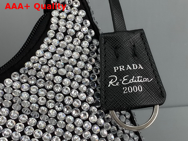 Prada Satin Mini Bag with Artificial Crystals 1NE515 Replica