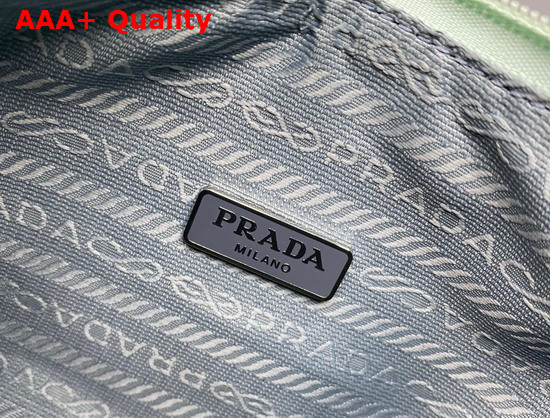 Prada Satin Mini Bag with Artificial Crystals Green Replica