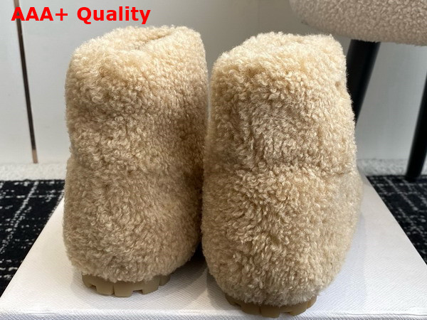 Prada Shearling Booties in Beige 1T711N Replica