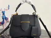 Prada Sidonie Saffiano Leather Bag in Black