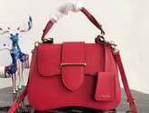 Prada Sidonie Saffiano Leather Bag in Red