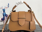 Prada Sidonie Saffiano Leather Bag in Tan