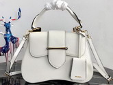 Prada Sidonie Saffiano Leather Bag in White