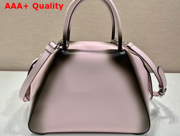 Prada Small Brushed Leather Prada Supernova Handbag in Alabaster Pink 1BA366 Replica