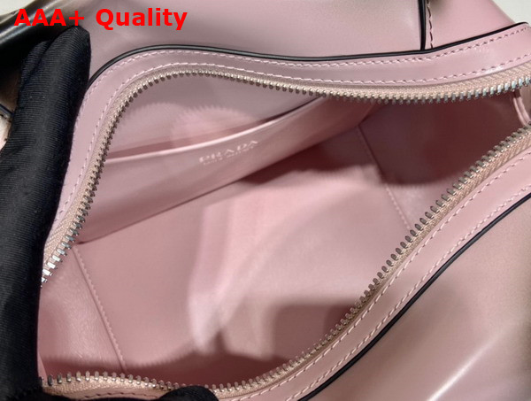 Prada Small Brushed Leather Prada Supernova Handbag in Alabaster Pink 1BA366 Replica