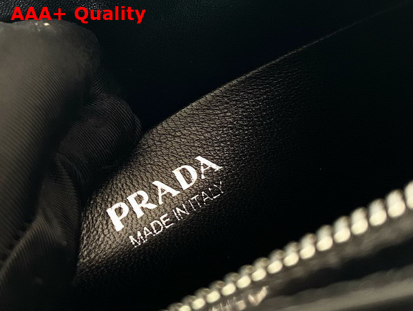 Prada Small Brushed Leather Prada Supernova Handbag in Black 1BA366 Replica