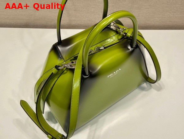 Prada Small Brushed Leather Prada Supernova Handbag in Ivy 1BA366 Replica