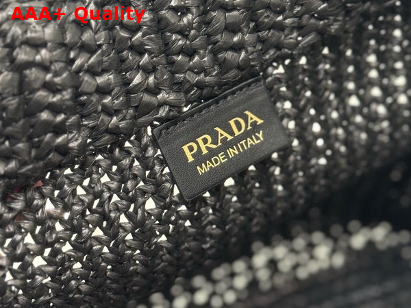 Prada Small Crochet Tote Bag in Black 1BG422 Replica