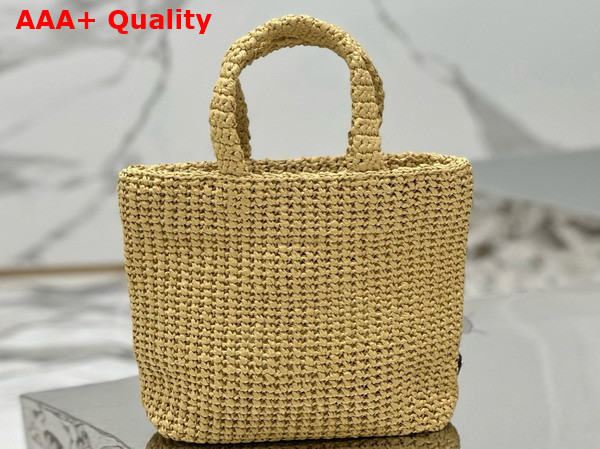 Prada Small Crochet Tote Bag in Natural 1BG422 Replica