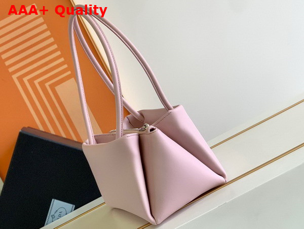 Prada Small Leather Bag in Alabaster Pink 1BA368 Replica