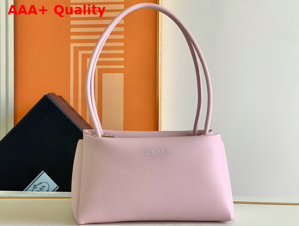 Prada Small Leather Bag in Alabaster Pink 1BA368 Replica