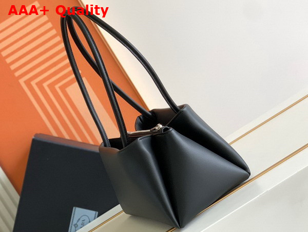 Prada Small Leather Bag in Black 1BA368 Replica