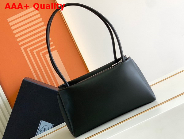 Prada Small Leather Bag in Black 1BA368 Replica