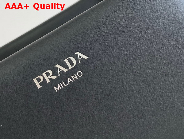 Prada Small Leather Bag in Black 1BA368 Replica