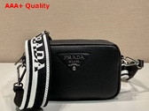 Prada Small Leather Bag in Black 1BH192 Replica