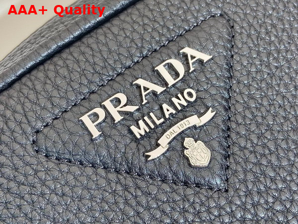 Prada Small Leather Bag in Black 1BH192 Replica