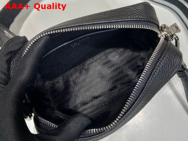 Prada Small Leather Bag in Black 1BH192 Replica