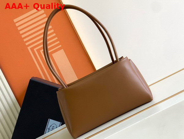 Prada Small Leather Bag in Cognac 1BA368 Replica