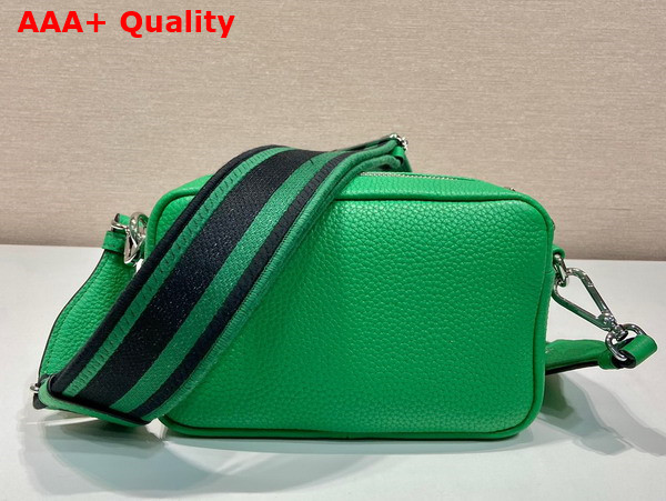 Prada Small Leather Bag in Green 1BH192 Replica