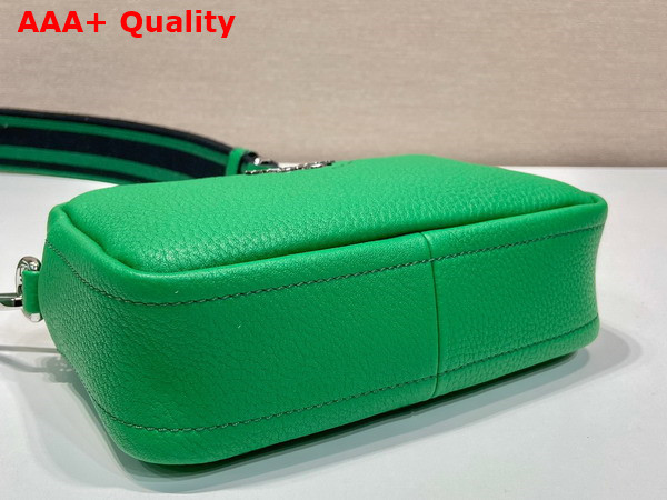 Prada Small Leather Bag in Green 1BH192 Replica