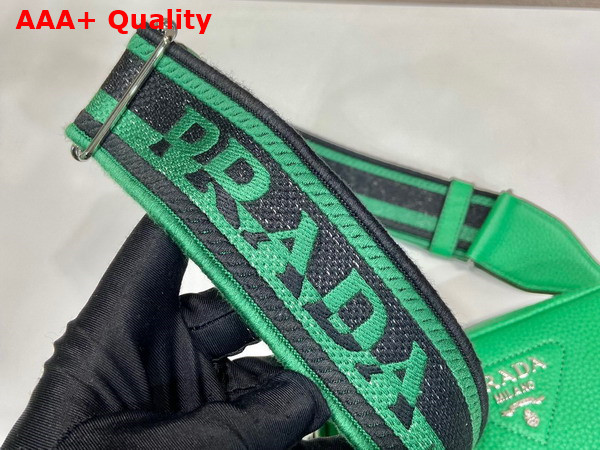 Prada Small Leather Bag in Green 1BH192 Replica