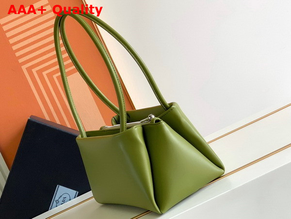 Prada Small Leather Bag in Ivy 1BA368 Replica