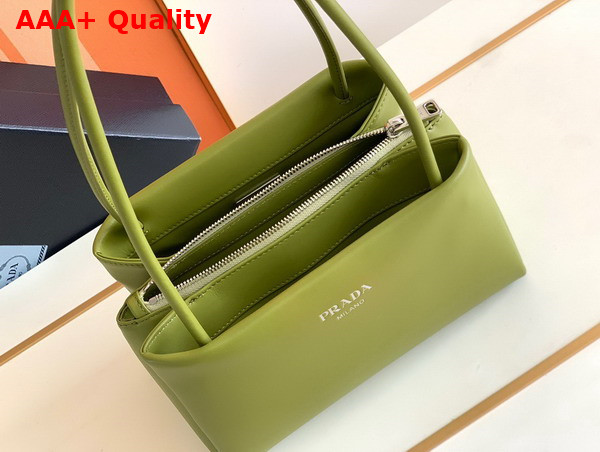 Prada Small Leather Bag in Ivy 1BA368 Replica