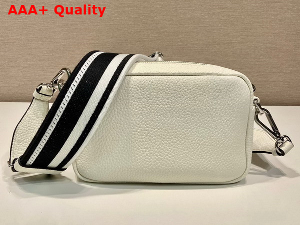 Prada Small Leather Bag in White 1BH192 Replica