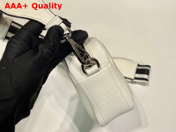 Prada Small Leather Bag in White 1BH192 Replica