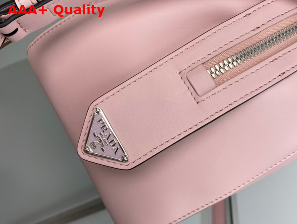 Prada Small Leather Handbag in Alabaster Pink 1BA366 Replica