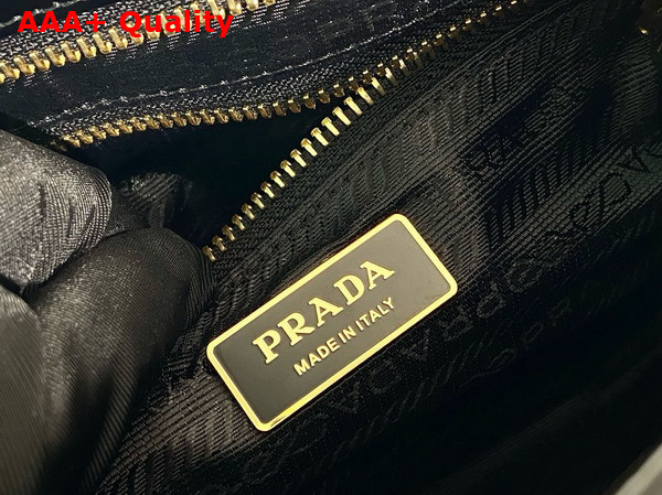 Prada Small Leather Handbag in Black 1BA426 Replica