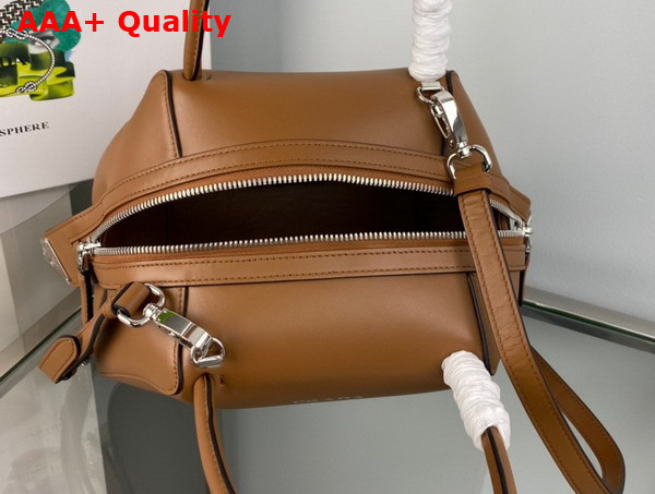 Prada Small Leather Handbag in Cognac 1BA366 Replica