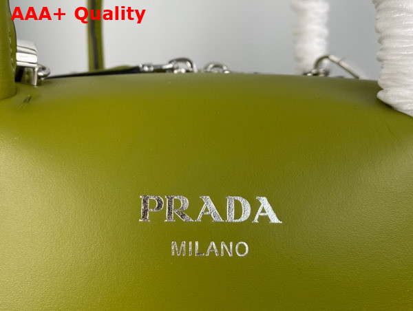 Prada Small Leather Handbag in Ivy 1BA366 Replica