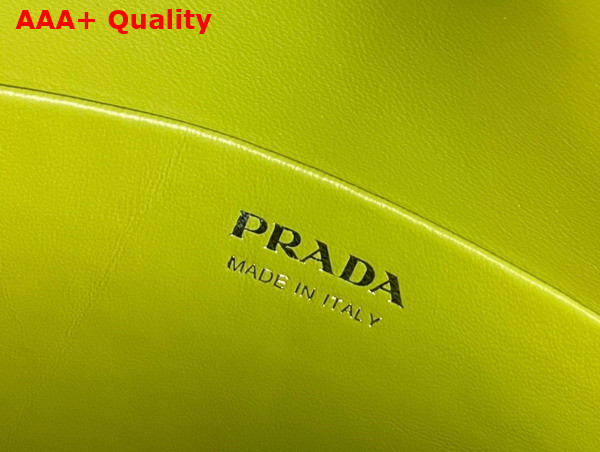 Prada Small Leather Handbag in Ivy 1BA366 Replica